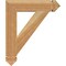 Ekena Millwork Traditional Arts & Crafts Rough Sawn Bracket, Western Red Cedar, 4"W x 20"D x 24"H BKT04X20X24TRA03RWR - alternate 4